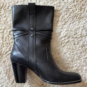 Seychelles Boots Size 10 Black Make My Day Leather New with Box Bag